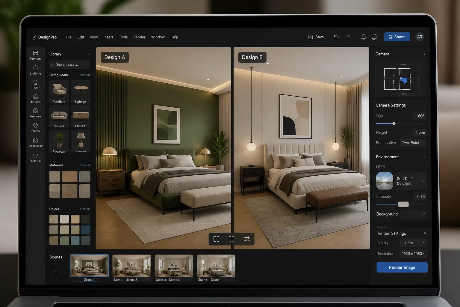 Layout Comparison Course