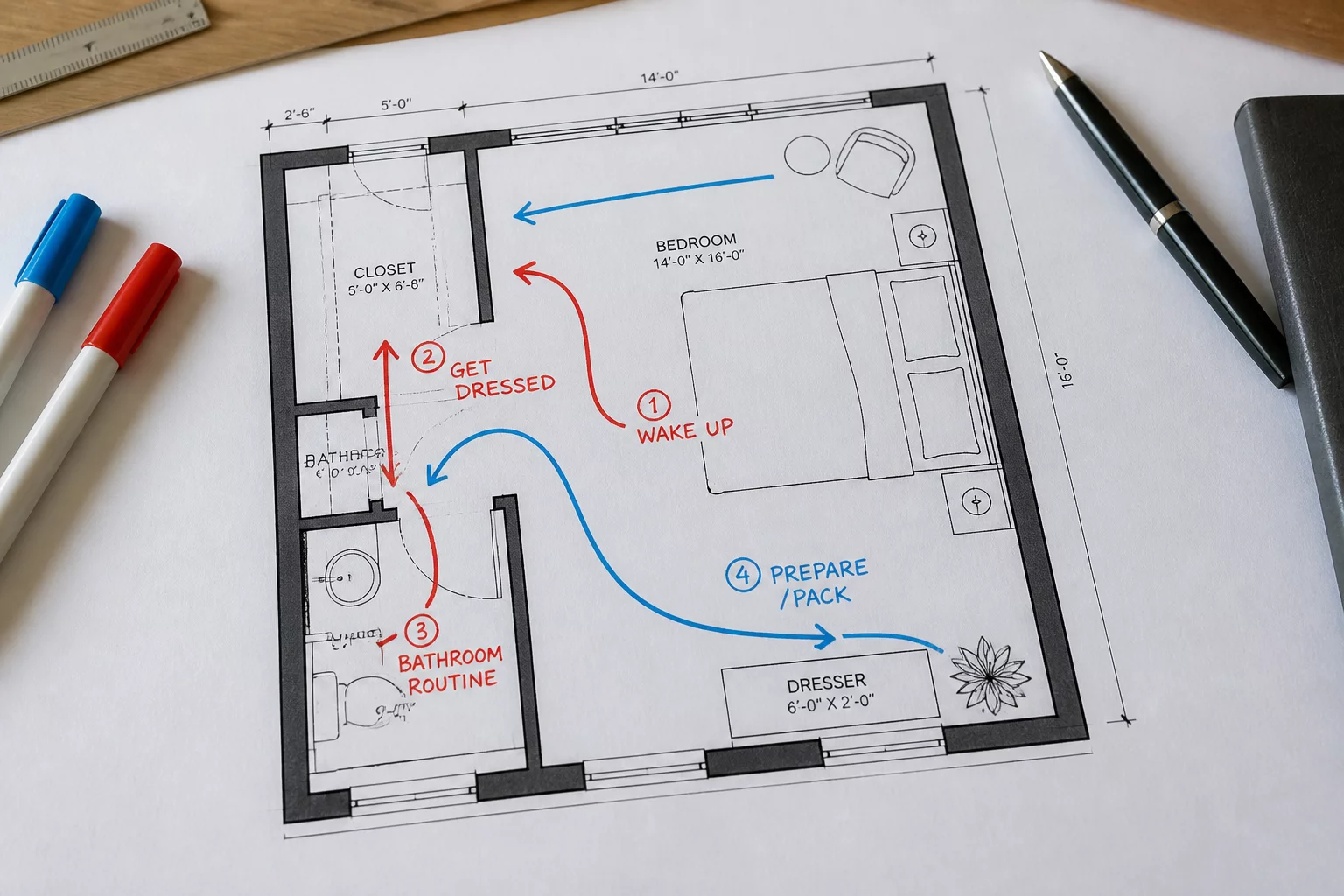 Map a Morning Room Routine